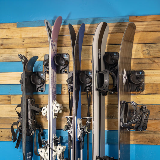 Wall Mounted Ski Racks: The Smart Way to Store Your Skis Off the Ground and Out of the Way