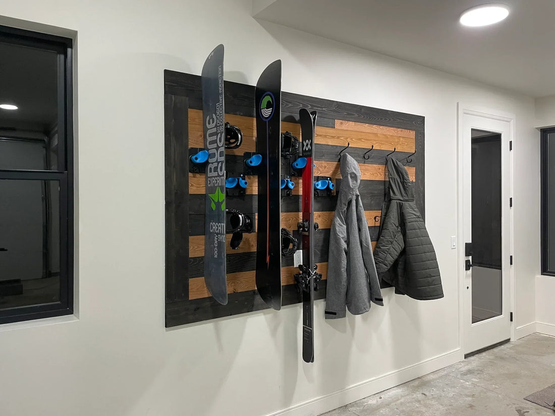 Wall Mount Snowboard Rack: The Cleanest Way to Store Your Board