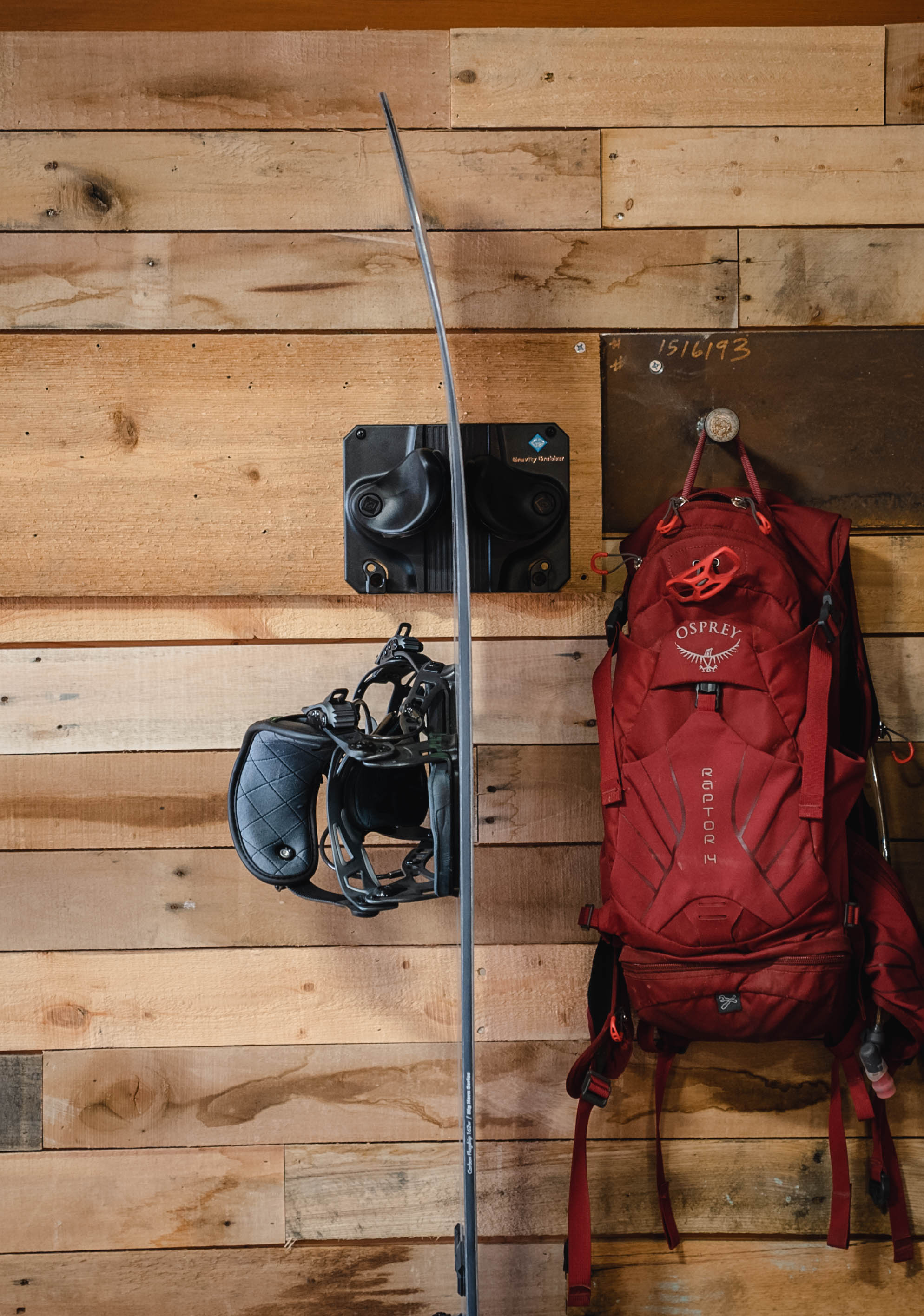Snowboard Hanging on Wall: Functional Storage Meets Visual Impact