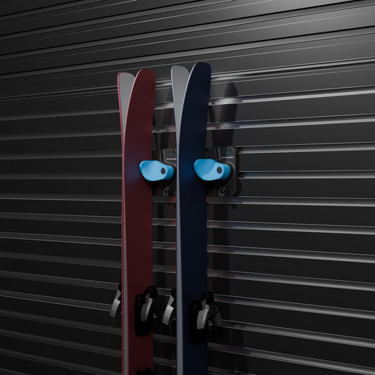 How to Store Skis on Slatwall