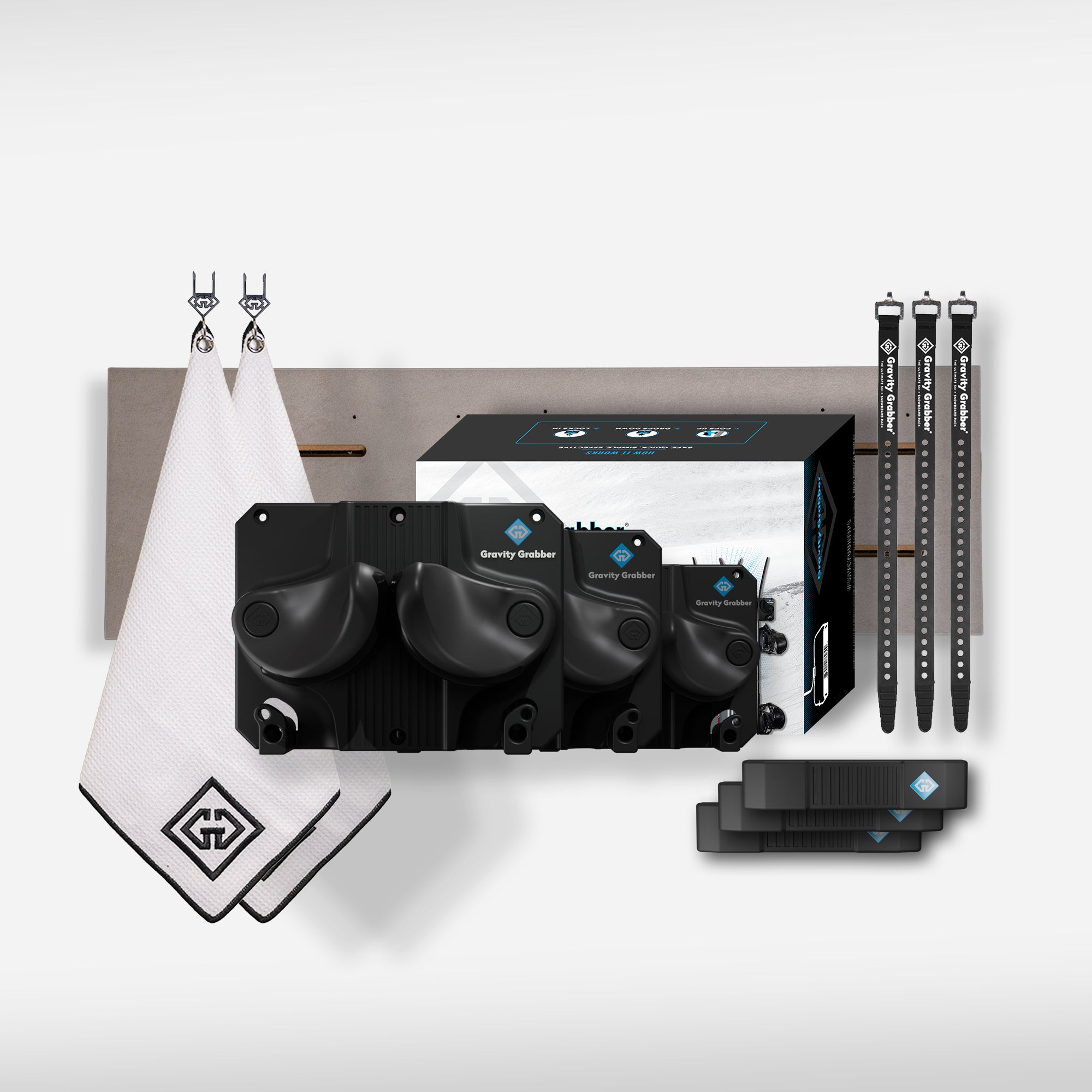 Gravity Grabber - The Ultimate Ski & Snowboard Storage Solution