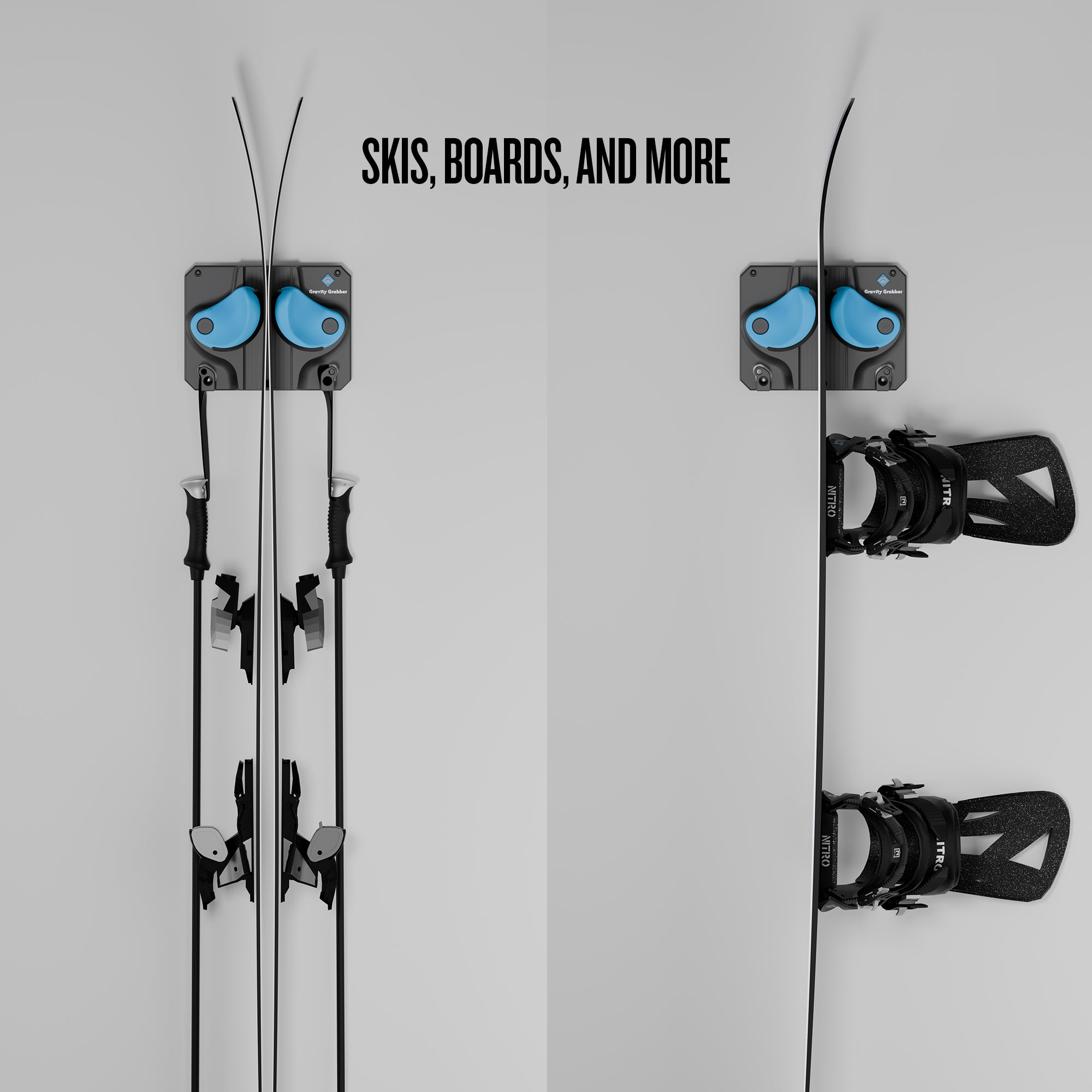 Gravity Grabber - The Ultimate Ski & Snowboard Storage Solution
