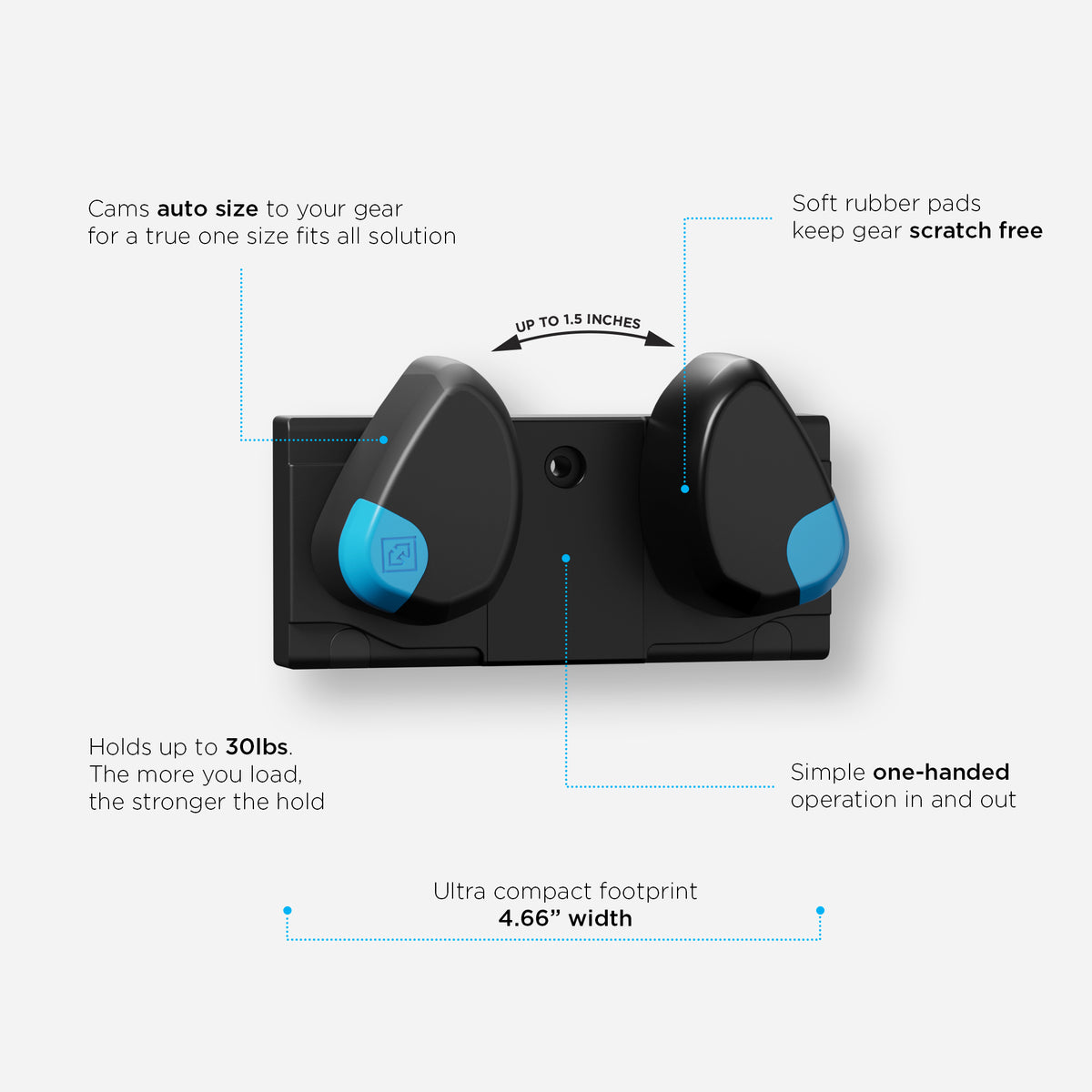 The Gravity Grabber Mini - Cyan