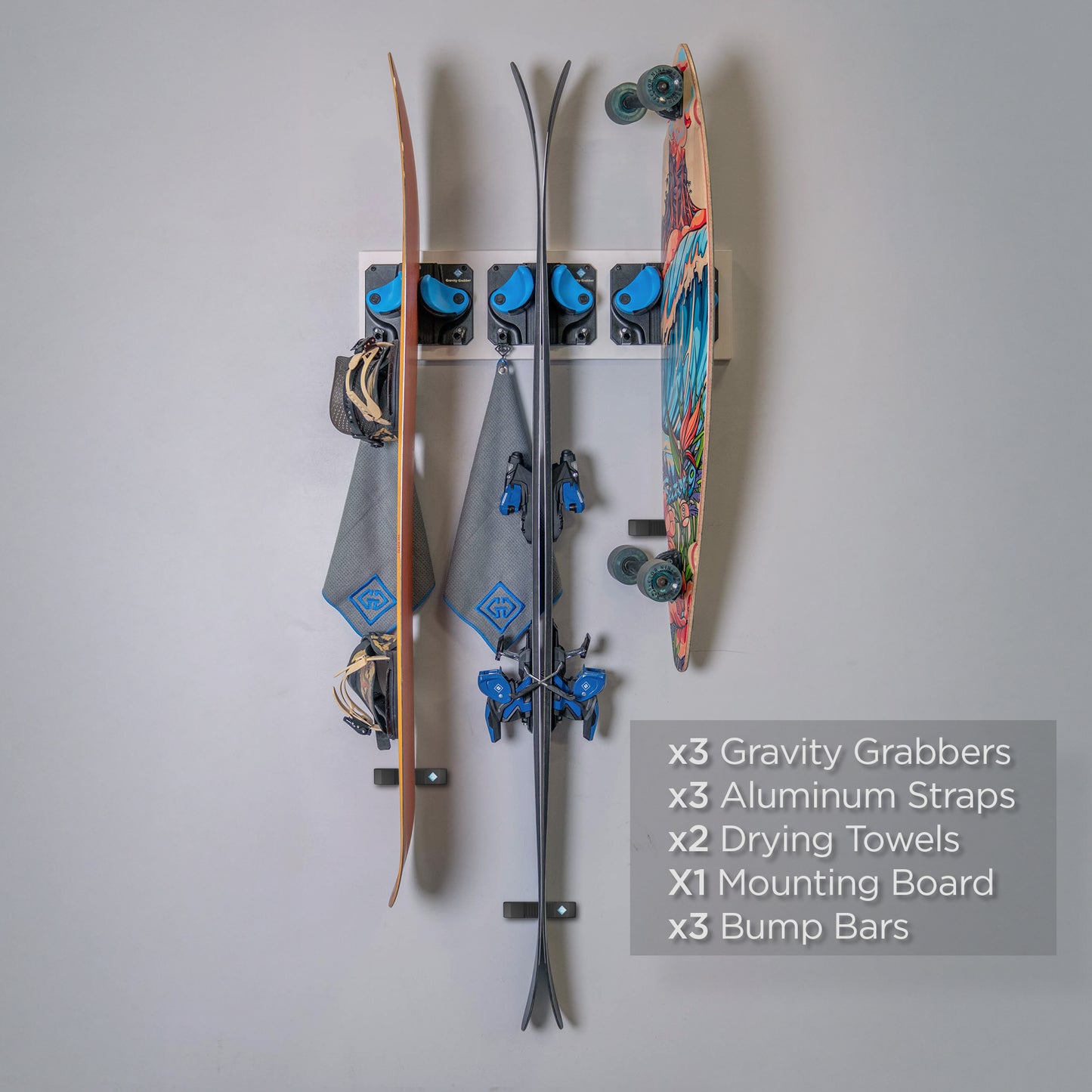 Cyan Bundle White Board - Gravity Grabber®