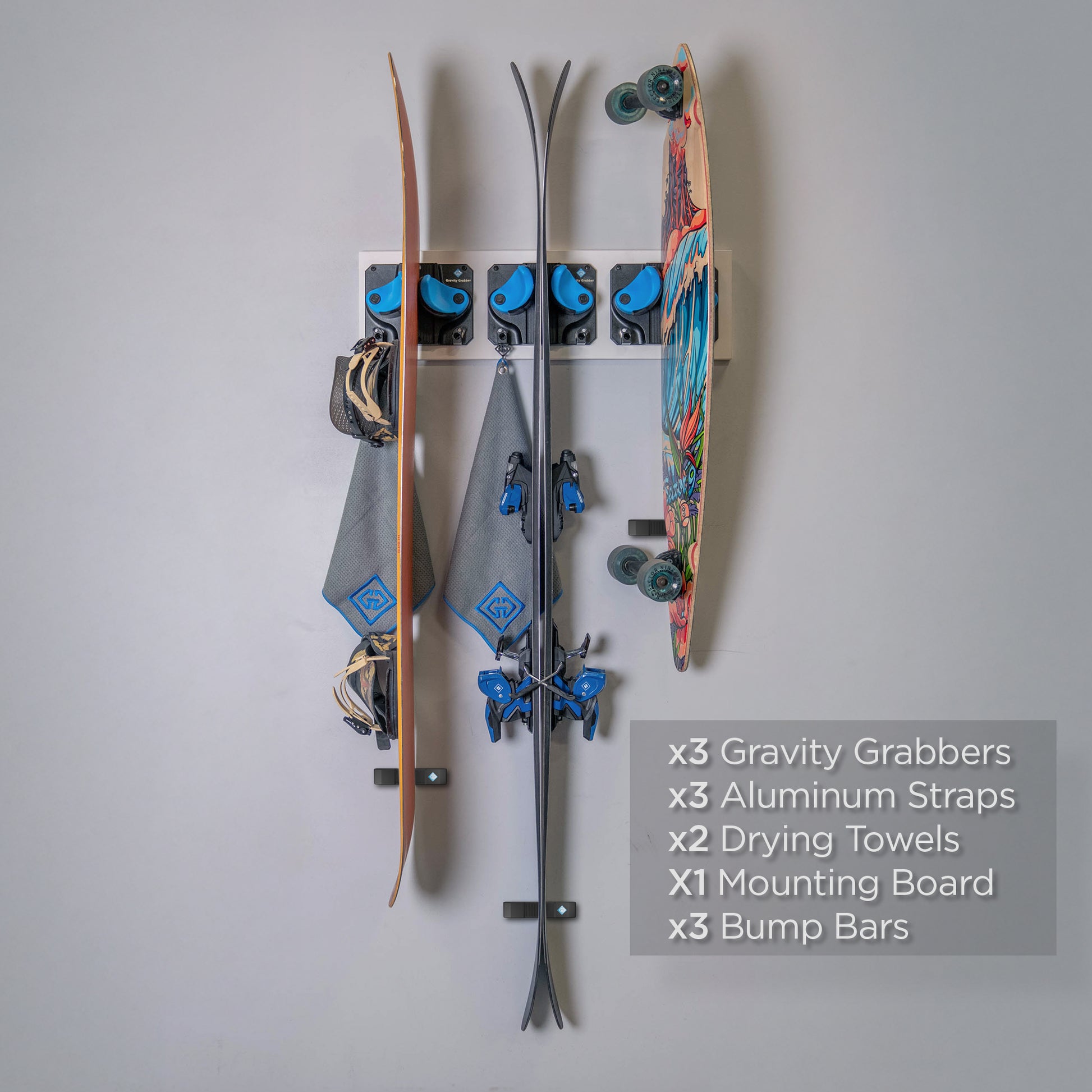 Cyan Bundle White Board - Gravity Grabber®