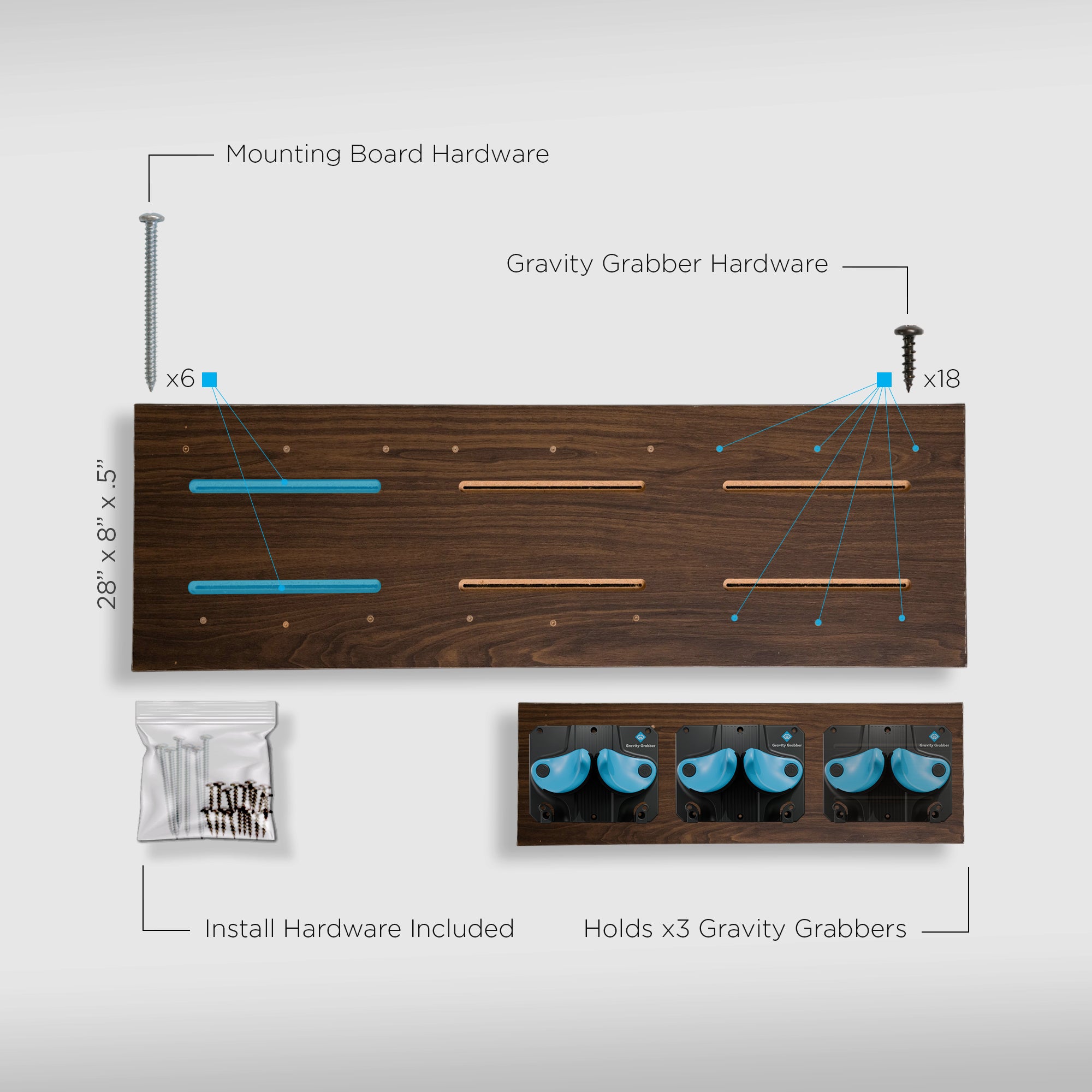 Maple Mounting Board – Gravity Grabber®