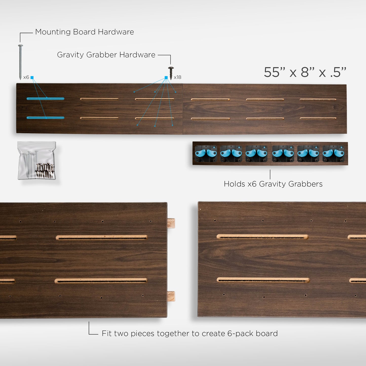 Wood Bundle Maple Board - Gravity Grabber®
