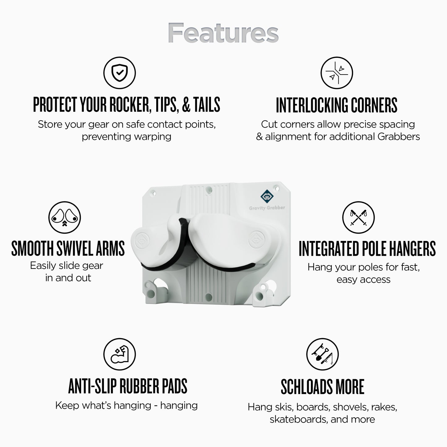 The Gravity Grabber - White - Gravity Grabber®