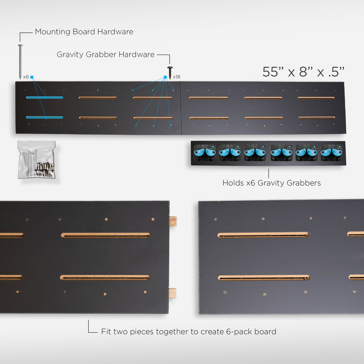 Wood Bundle Graphite Board - Gravity Grabber®