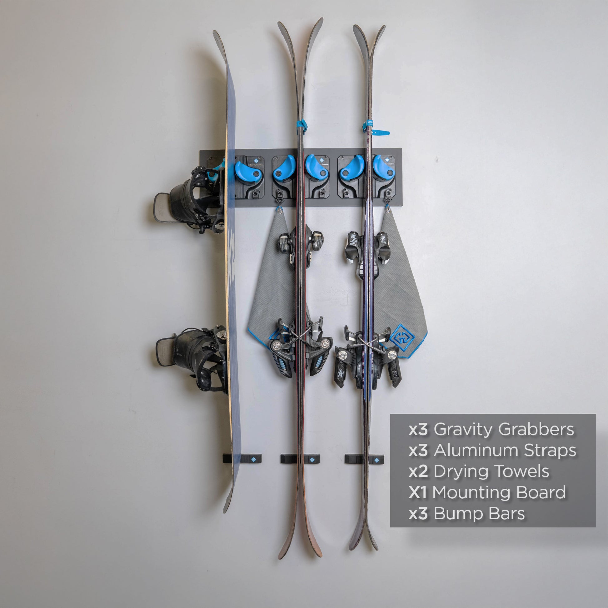 Cyan Bundle Graphite Board - Gravity Grabber®