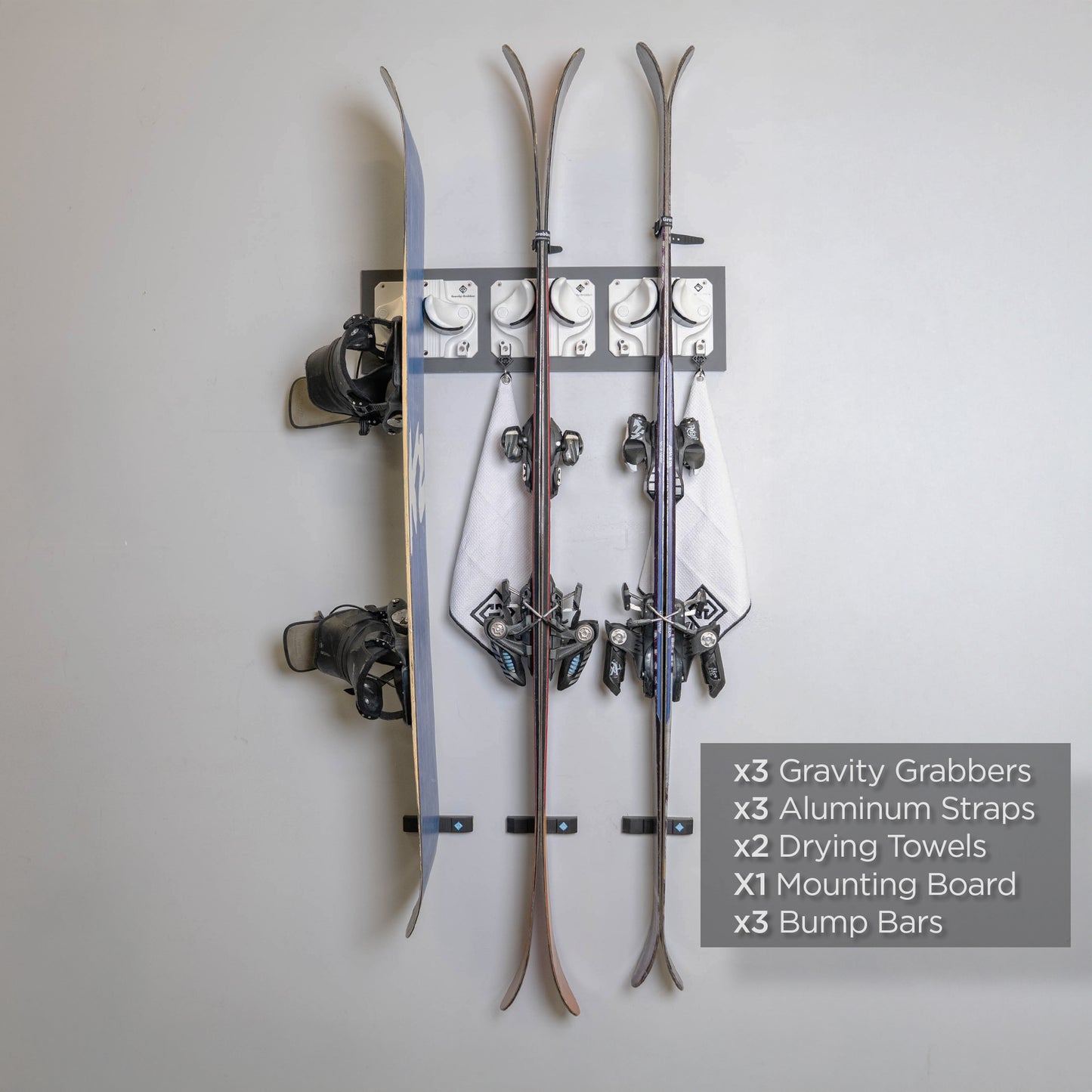 White Bundle Graphite Board - Gravity Grabber®