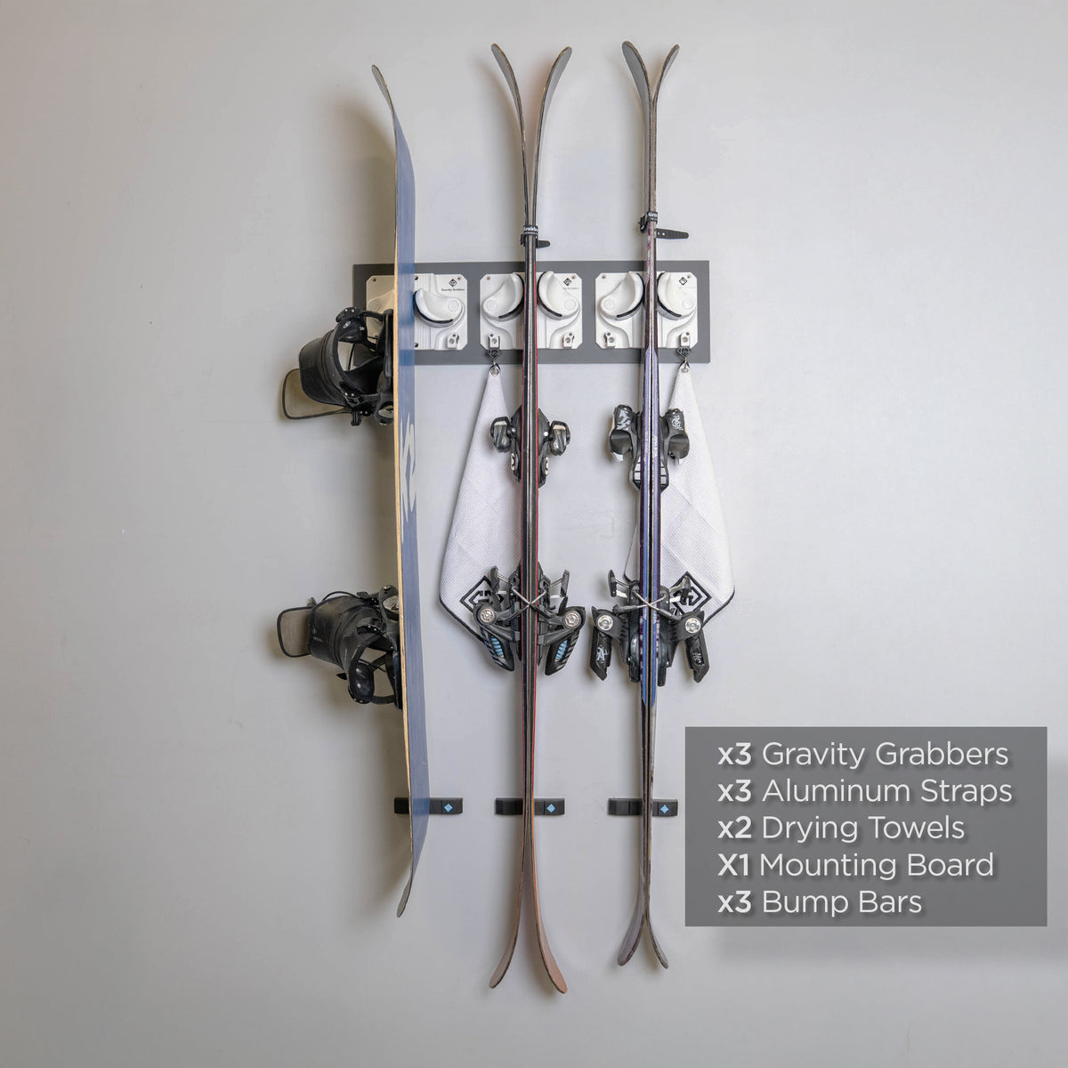 White Bundle Graphite Board - Gravity Grabber®