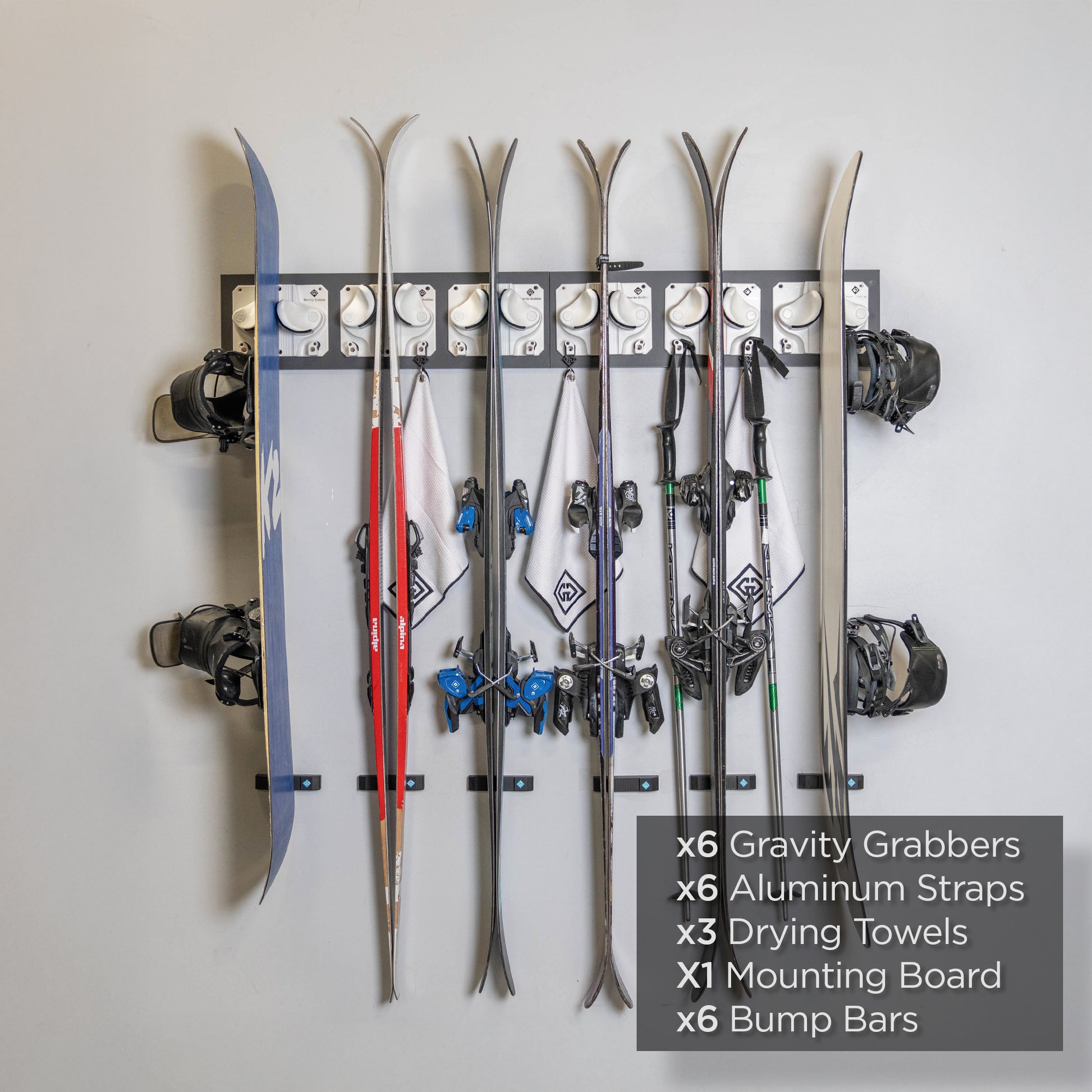 White Bundle Graphite Board - Gravity Grabber®