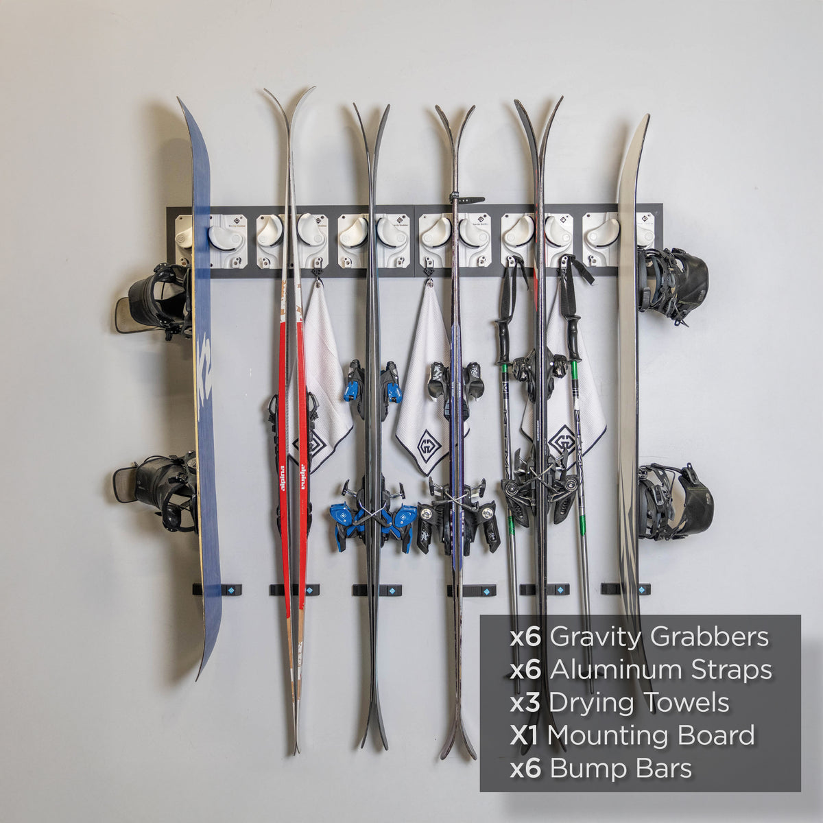 White Bundle Graphite Board - Gravity Grabber®