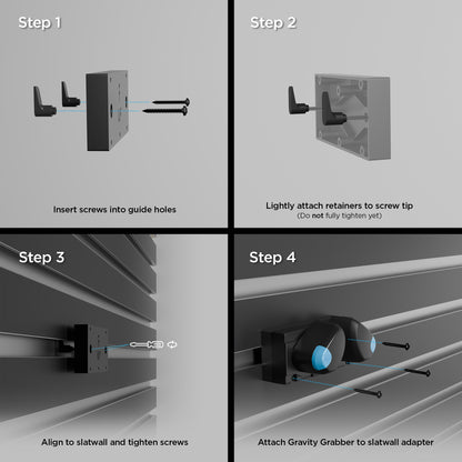 Slat Wall Adapter - Mini