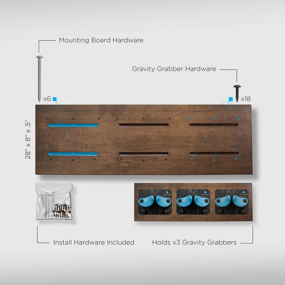 Wood Bundle - Gravity Grabber®