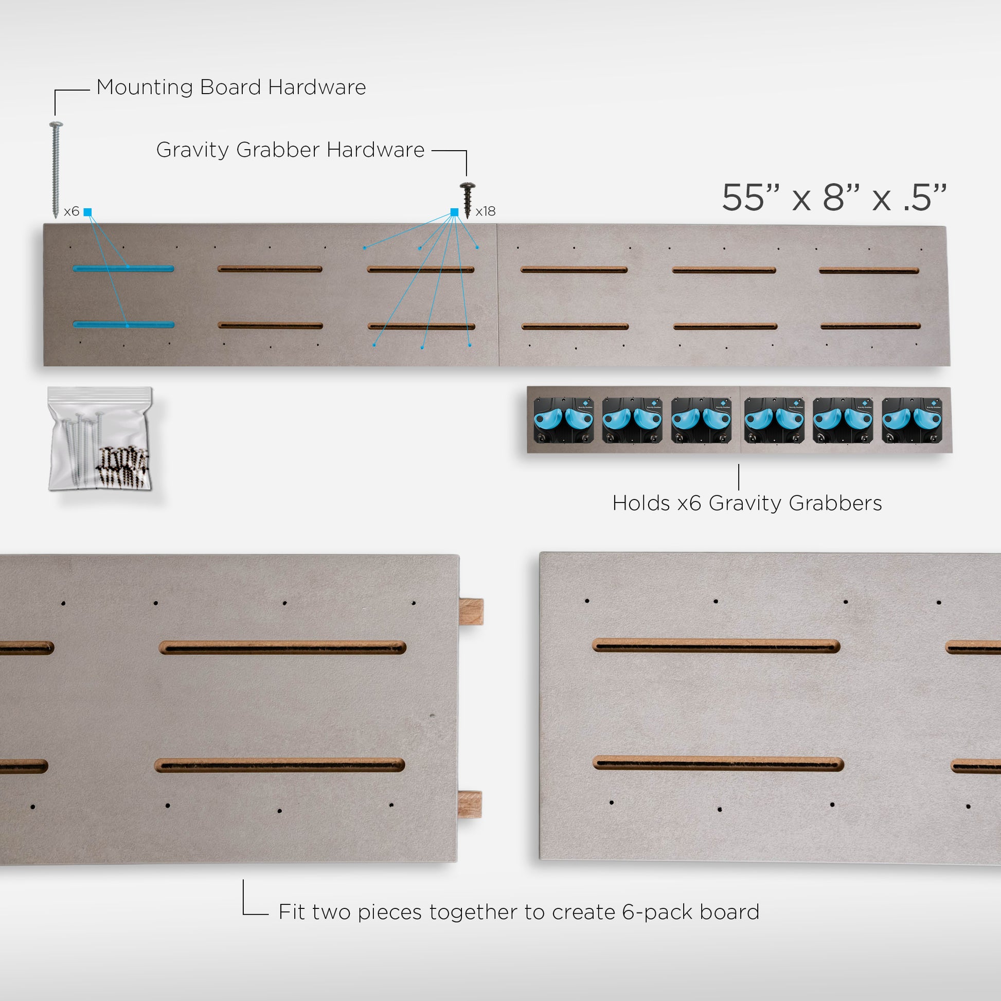 Black Bundle Slate Board - Gravity Grabber®