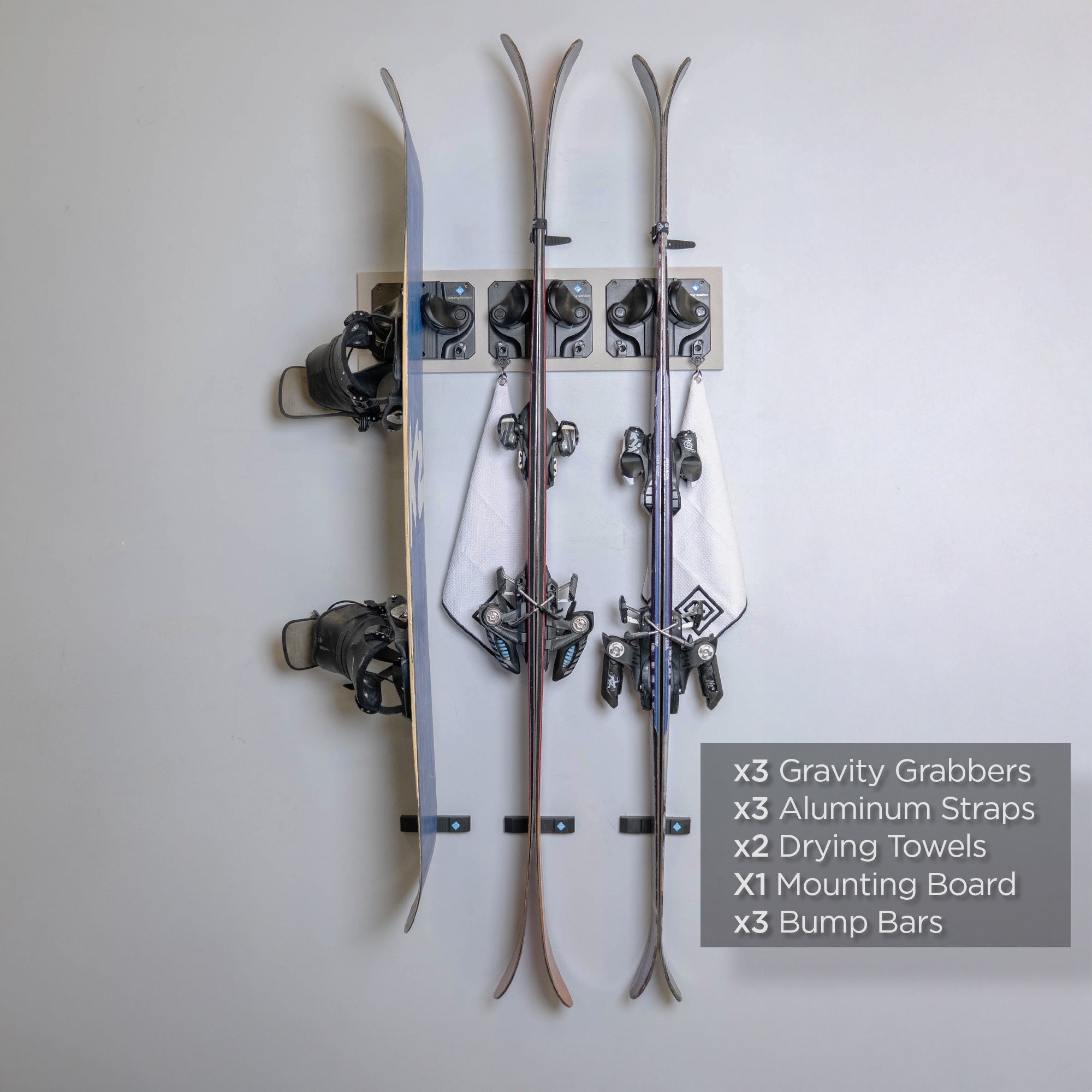 Gravity Grabber - The Ultimate Ski & Snowboard Storage Solution